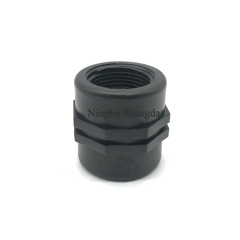 1/2''-4'' PP Material BSPT Thread Straight Coupling Fittings With China Factory Cheap Price