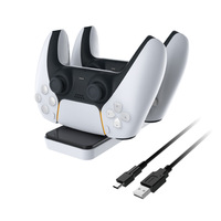 TP5-0578 12 En 1 Kit D'accessoires Pour PS5 Chargeur Dock Avec Casque Filaire Bouton de Déclenchement Pour PS5 Contrôleur Présentoir