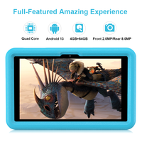 Tablet Anak PRITOM B8-L8 8 Inch 4GB RAM 64GB ROM Android 13 WIFI Dual Band Baterai 5000mAh Layar IPS 1280x800 Kamera Ganda Grosir