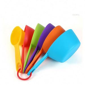 BPA Free and Dishwasher Safe Plastic <b>Measuring</b> Cups and <b>Spoons</b> Set Dry <b>Measuring</b> Cups Set with Spout and Leveler - Product Image 3