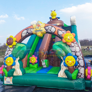 Tobogán inflable de abejas para niños, castillo inflable para fiestas infantiles al aire libre. - Product Image 3