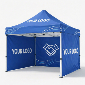 Tente de stand publicitaire extérieur sur mesure 10x10ft 10x20ft la plus populaire, avec structure en aluminium et toile Oxford, pour branding sportif - Product Image 1