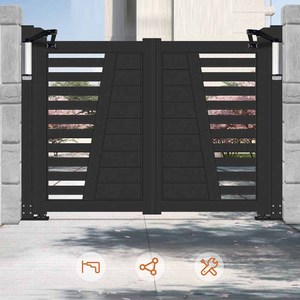 Ouvre-porte automatique à bras latéral 200 kg CA pour portail battant extérieur avec télécommande Y - Product Image 3