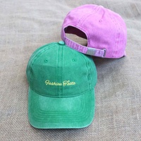 Casquette de baseball en coton lavé avec logo brodé personnalisé, style vintage 6 panneaux, casquette de papa à visière incurvée, réglable, unisexe, casquette de sport, vente en gros OEM