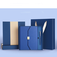 IStapromo Hadiah Terbaru Buku Agenda Bisnis Mewah Custom Isi Ulang Alat Tulis Kantor Kulit PU Magnetik Ukuran A5