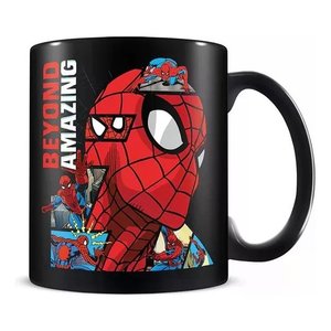 Taza de Cerámica de Spiderman de 315 ml, Negra y Roja, Diseño de Aniversario Increíble - Product Image 1