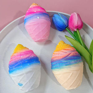 Most Popular Colorful TPR Food Ice Cream <b>Squeeze</b> Slow Rising <b>Ball</b> Stress Relief <b>Ball</b> Sensory Toys for Kids Adults - Product Image 1