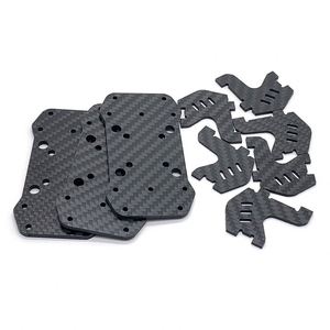 ใบพัดคาร์บอนไฟเบอร์ 3k แท้ 100% จากโรงงานโดยตรง ชิ้นส่วนโดรนคาร์บอนไฟเบอร์แบบกำหนดเอง หนา 3 มม. 200C - Product Image 5