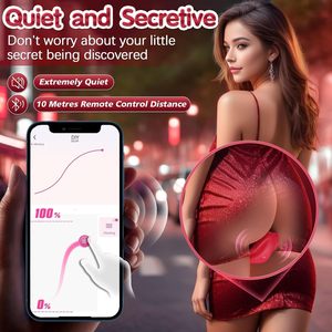 Vibratore Indossabile a 10 Frequenze per Punto G con Controllo Remoto APP, Stimolatore Clitorideo Potente USB - Product Image 6