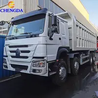 Sino caminhão de descarga de camião 12 pneu, caminhão de alta qualidade howo 8x4 30 40 toneladas