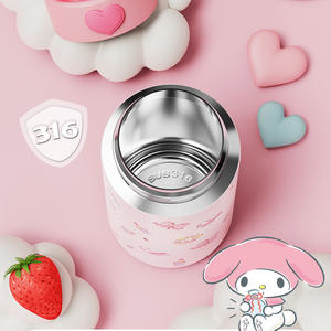 Mignon Kuromi 350 <span class=keywords><strong>ml</strong></span> En Acier Inoxydable Tasse Thermique En Gros Sanrios Ma Mélodie Thermos Tasses Anime Dessin Animé Pochacco Tasse À Jus - Product Image 5