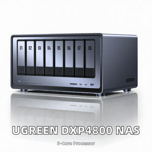 DXP4800 PLUS 4-Bay NAS GOLD 8505 5-core CPU 8GB DDR5 128G SSD 2.5gbe/ 2 M.2 NVMe สต็อก USB แบบไม่มีสต็อก NAS ใน STO - Product Image 2