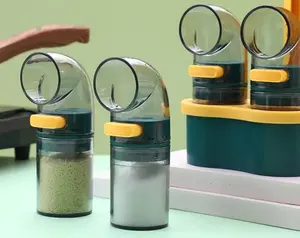 0.5g cố định số lượng muối đường gia vị quả chai gia vị đo phun nước trong suốt có thể Canister trong nhà bếp