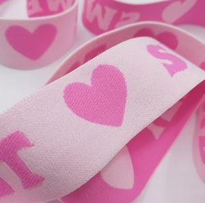 Bande de soutien-gorge à bretelles avec logo jacquard à bas prix du fabricant Bande élastique brillante pour accessoire de sangle de qualité pour lingerie - Product Image 3