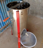 Dispositif de processeur de miel 4 cadres Dadant Manuel Miel Centrifugeuse Extracteur Machine 8 cadres Manuel Séparateur de miel d'abeille