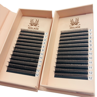 Cils individuels en forme de W V Y de marque privée, extensions de cils de haute qualité 3D 4D 5D 6D 7D 8D, fibres technologiques Clover