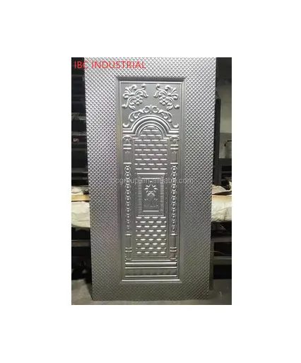باب فولاذي معدني بطبقة حماية مختومة بتصميم من الصفائح الخارجية
