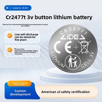 Batería de Botón de Litio CR2477 de 3V de Alta Capacidad, Suministro de Fábrica