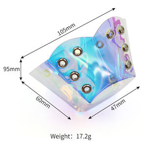 Nuovi Copri-Punta Colorati in PVC per Pattini a Rotelle, Protezioni Sostituibili Durevoli, Attrezzatura per Prevenzione Infortuni nel Pattinaggio, Copertura alla Moda - Product Image 2