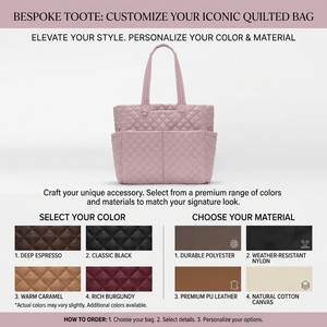 Sac à langer matelassé léger et tendance grande capacité toutes saisons pour maman - Product Image 3