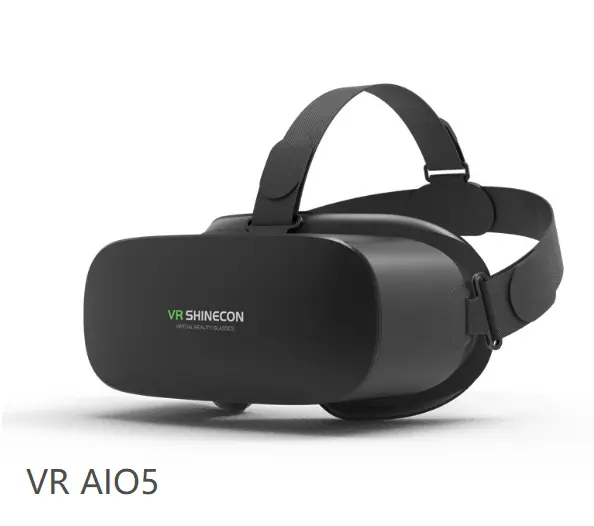 VR All-in-One 4000mAh HD 2K 3D VR Brille mit Kopf montage WLAN 2.4/5G BT4.0 360 Grad Vision 2/16G Android VR Movie Game Brille