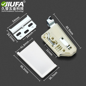 Jiufa Cabinet Hanging <b>Bracket</b> Heavy Duty <b>Plastic</b> Surface Mounted For Cupboard - Product Image 4