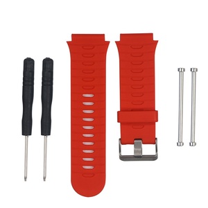 Bracelet de montre intelligente pour <span class=keywords><strong>Garmin</strong></span> <span class=keywords><strong>Forerunner</strong></span> <span class=keywords><strong>920XT</strong></span> avec vis originales + couteau utilitaire Bracelet de montre en silicone - Product Image 5