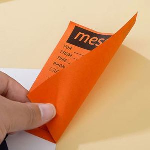Colorful Multi-Color Sticky Notes Fluorescent Horizontal Line Message Memo <b>Pad</b> Strong Adhesion Planner for Study Office - Product Image 3