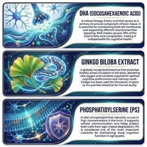 Gouttes liquides OEM pour la santé cognitive des animaux de compagnie, DHA, Ginkgo Biloba, complément alimentaire pour le cerveau des chiens et des chats âgés, concentration et mémoire, 60 ml - Product Image 4