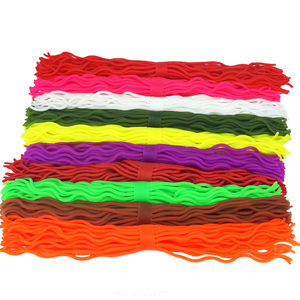 Squirmy Wormy-Materiales de atado de moscas, surtido de colores, para San <span class=keywords><strong>Juan</strong></span>, moscas, señuelo suave, Ultra elástico, WormB13 - Product Image 2