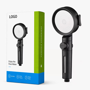 Customized Logo&amp;Packing High Pressure Handheld Shower Head with Filter 3 Spray Modes Water-Saving Rainfall Bathroom Accessories - Product Image 1