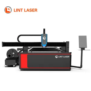 Mesin pemotong Laser serat baja tahan karat, mesin pemotong Laser 1000 1500w 1530 w 3015, peralatan Laser industri