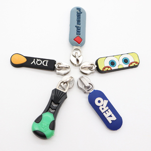 Bán Buôn Tùy Chỉnh Khắc Dây Kéo Kéo Ưa Thích Chất Lượng Dây Kéo Thanh Trượt Không Khóa Thanh Trượt Túi Dây Kéo Puller Cho Hành Lý/Trang Điểm Túi - Product Image 3