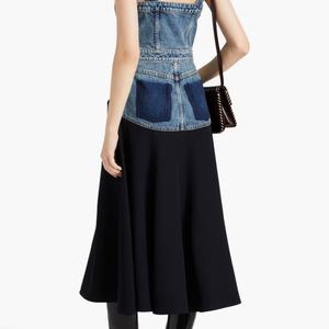 Robes personnalisées pour femmes, robes en jean vintage pour soirée, streetwear rétro, robes longues maxi à empiècements lavées, de haute qualité - Product Image 3