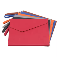 Carpeta de Presentación de Cuero A4 Personalizada, Maletín de Moda con Correa para el Hombro y Cierre Magnético Invisible