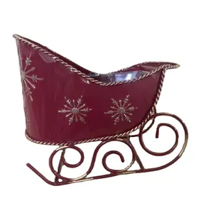 Luva para natal natalina, luva de metal galvanizada para decoração interna e natal