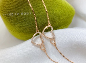 Xinfly Custom 18K Solid Gold Luxury Bridal Jewelry Set Heart Shape Natural Diamond for Weddings Parties Classic for Gifts - Product Image 4