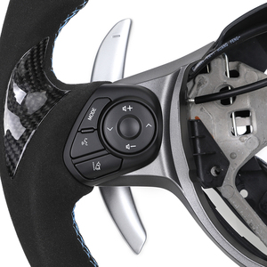 Con palanca de cambios GR 86 medio volante de fibra de carbono Alcantara para Toyota 86 GR86 ZN6 <span class=keywords><strong>GT86</strong></span> Subaru BRZ ZC6 FRS <span class=keywords><strong>Yaris</strong></span> - Product Image 3