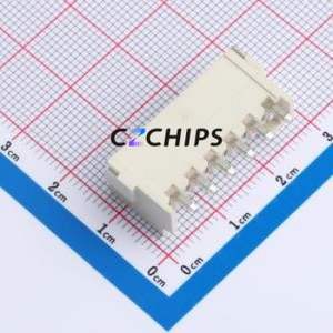 BX-VH3.96-6PWT Wire-to-Board Pin Header SMD,P=3.96mm,Horizontal Mount Connector 1x6P 3.96mm Horizontal Mount VH - Product Image 2