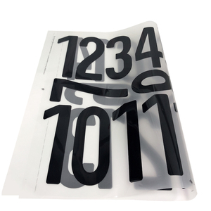 High Quality Washable Football Jersey Numbers Label Custom Heat <strong>Transfer</strong> Printing <strong>Iron</strong> <strong>on</strong> <strong>Transfer</strong> Flat and Tagless for Garment - Product Image 2
