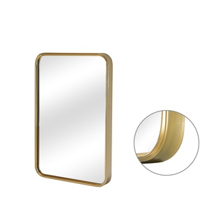 2mm 3mm 4mm 5mm 6mm Hotel Home Bathroom Aluminum <b>Mirror</b> Gold Round Frame Wall Mounted <b>Mirror</b> - Product Image 6