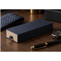 Boîte cadeau tiroir rigide FOVAIRE écologique personnalisée avec impression quadricolore pour cravates et vêtements pour hommes – Présentation élégante