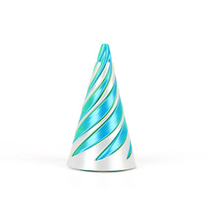 HY7 piramide impossibile stampata in 3d attraverso la scultura dado vite Fidget Spinner a spirale cono violino vortice filo illusione giocattolo - Product Image 3