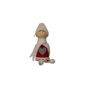 Mini boneca Natal pingente criativo boneca fantoche decoração árvore Natal