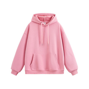 Autunno e inverno 100% cotone <span class=keywords><strong>velluto</strong></span> Pullover <span class=keywords><strong>felpa</strong></span> per gli uomini e le donne ispessita ampia tinta unita <span class=keywords><strong>felpa</strong></span> con cappuccio - Product Image 5