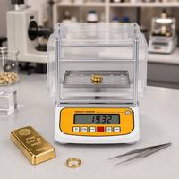 High Accuracy Laboratory Testing Machine Digital Scale Cover Precise Measurement Gold Jewelry Weighing Equipment IP55 Protection