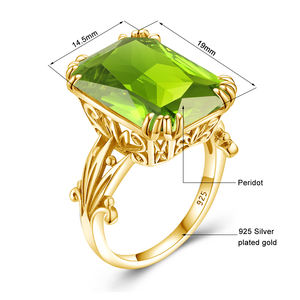 Квадратный Бирюзовый Голубой топаз камень ручной работы 925 стерлингового серебра ювелирные изделия Золотое кольцо старинные ювелирные изделия - Product Image 6