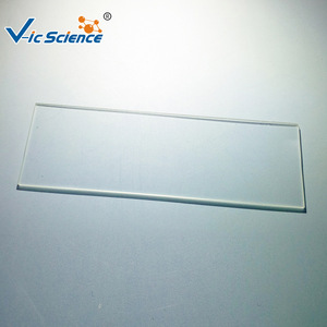 Octagonal chamfered glass slides, laboratory glass consumables, for biological <b>microscopes</b>, 50 slides per pack - Product Image 4