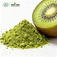 Poudre de kiwi premium lyophilisée, concentré de jus pour boissons, pâtisseries, smoothies, OEM, approvisionnement en vrac, extrait de kiwi 100% naturel