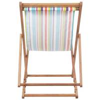 Chaise de plage pliante d'extérieur inclinable, réglage de la position, cadre en bambou en polyester, chaise de plage multicolore